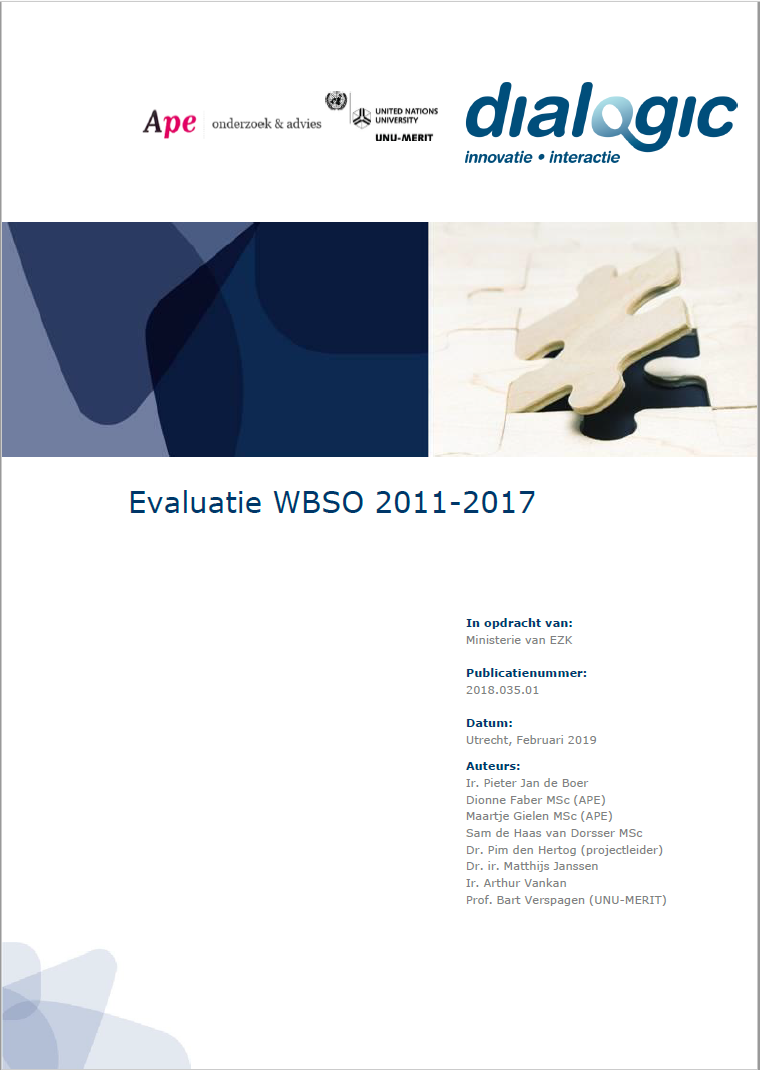 Beleidsevaluatie WBSO (2019)