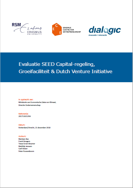 Evaluatie SEED Capital-regeling, Groeifaciliteit & Dutch Venture Initiative